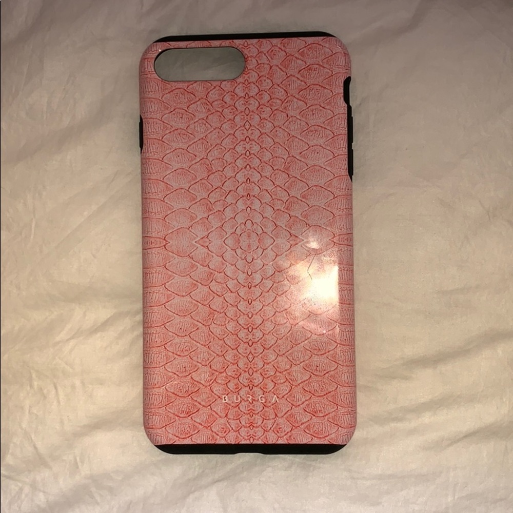 burga pink snakeskin phone case (protective)